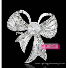 Atacado rhinestone arco nó cristal strass broche